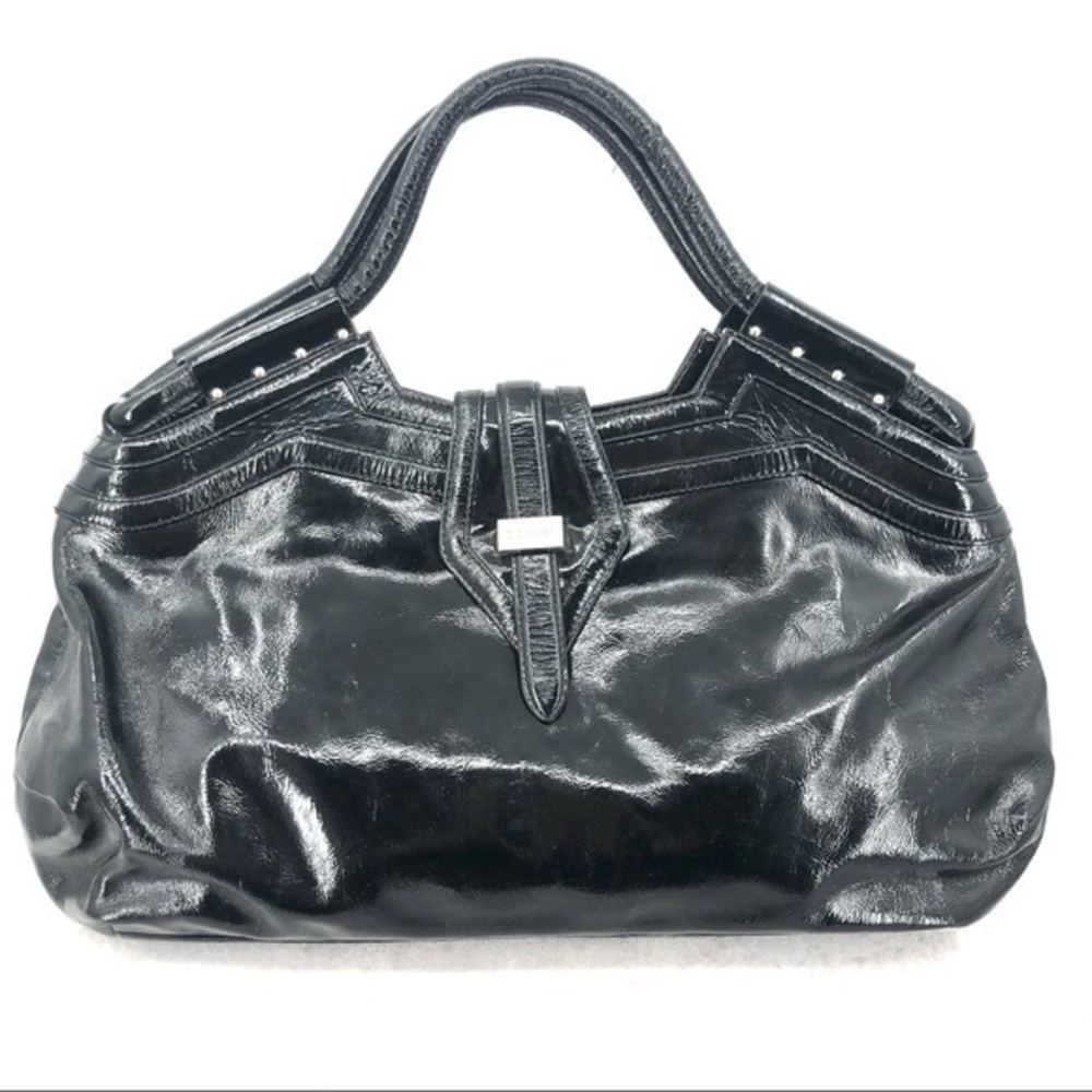 BOTKIER Black Patent Leather Bag